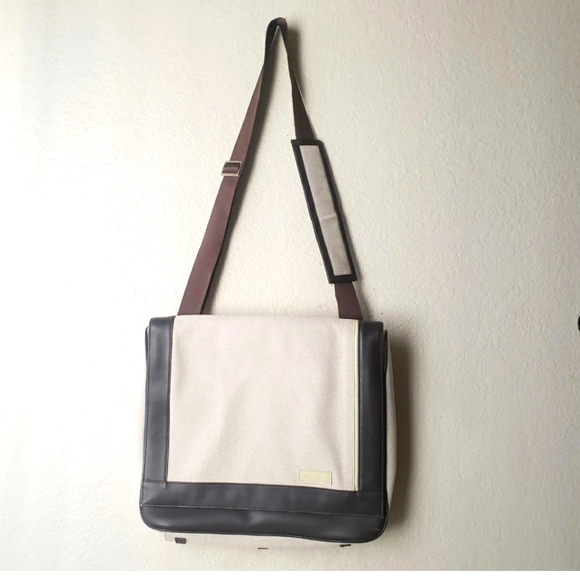 Aaron Irvin Canvas Business Messenger Bag